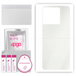 apgo MATTE Protective Skin Sticker for the back compatible with OnePlus Ace Racing Edition, Wrap Film, Hydrogel Film, Flexible, Soft TPU with position