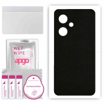 apgo Protective Skin Sticker for the back compatible with Vivo Y35 Plus, Wrap Film, Foil, Vinyl - Pattern Matrix