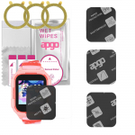 3x apgo MATTE h&uuml;briidne kaitseklaas, mis &uuml;hildub Garett Kids Protect 4G-ga, painduv nanoklaas, suurep&auml;rane asendus karastatud klaasile, kriimustuskaitse