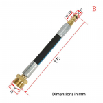 K&otilde;rgsurvepesuri vooliku adapter M22 k&otilde;rgsurvetoru pistik Karcheri jaoks