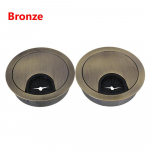 2-osaline tsingisulamist &uuml;mmargune laud, ava kate, traadi v&auml;ljalaskeava port Arvuti arvuti laua kaabli tihend 50/53/60/80 mm liinihoidik 80mm