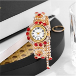 Uus Hot Ladies kullast k&auml;ev&otilde;ru Kell Retro Wild Rhinestone Tutt Kell Korea versiooni Trend Jewelry Watch