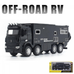 1/24 NOMADISM NAVIGATOR Benz 8X8 sulamist survevalatud m&auml;nguauto mudel Heli ja kerge laste m&auml;nguasjade kollektsioonid s&uuml;nnip&auml;evakingitus 1/24-Size:25*7*10.5cm must