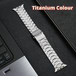 Roostevabast terasest rihm Apple Watch Ultra 2 49 mm 6 5 4 Se 3 42 mm 44 mm titaanist v&auml;rvi metallist rihm iwatchi seeriale 9 8 7 45 mm For Ultra1/2 49mm