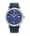 Mathey-Tissot Renaissance Ehtne Nahkrihm Sinine Tihvik Automaatne H9030ABU Meeste K&auml;ekell sinine