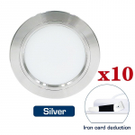 10tk/partii LED-allvalgusti 12V 24V 110V 220V kohtvalgusti 5W 9W 12W 15W 18W s&uuml;vistatav LED laevalgusti k&uuml;lm soe valge lamp AC220V 5W&Cold White