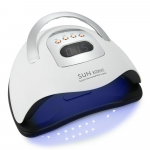 SUNX23 MAX UV k&uuml;&uuml;nelamp K&uuml;&uuml;ntekuivati 81 LED-i UV valgus k&uuml;&uuml;ntele Professionaalne kuivatamislamp Kuivatav geel K&uuml;&uuml;ntekuivati Manik&uuml;&uuml;ri varustus EU valge/must