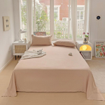 Pestud puuvillast &uuml;hev&auml;rviline voodilina K&otilde;rge kvaliteediga &Uuml;heinimesevoodi Kaheinimesevoodi Queen-size Voodikate Linad Puhas puuvill &Uuml;hekohaline Suurus Laste voodipesu 160x230cm 1pc