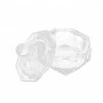 Manik&uuml;&uuml;ri kujundamise t&ouml;&ouml;riist L&auml;bipaistev Nail Art DIY Clear Dappen Dishes Cup kaanega