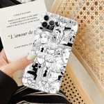 SPY&times;FAMILY telefoni&uuml;mbris, silikoonist pehme iPhone 14 13 12 11 Pro Mini XS MAX 8 7 6 Plus X XS XR kate 6plus or 6s plus