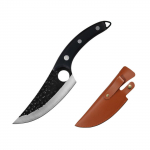 Jaapani nuga s&uuml;sinikterasest lihanuga puidust k&auml;epidemega Full Tang koka nuga must