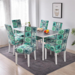 1/2/4/6 t&uuml;kki Tr&uuml;kitud toolikate Pestavad suured elastsed k&ouml;&ouml;gitoolikatted Stretch istmekatted s&ouml;&ouml;gitoa kodukaunistamiseks 2Pieces