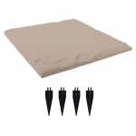 V&auml;ljas astangukivi ilmastikukindlad aiahoovi muru sise&otilde;ue dekoratiivsed kivist k&otilde;nnitee sillutuskivid Square beež