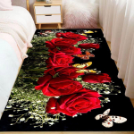 Lillede pastoraalne 3D prinditud vaip Kodukaunistused Sissep&auml;&auml;su uksematid Elutoa Vaibad Magamistoas Vaibad Laste vaip Vannimatt 160*230cm