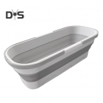 Vee&auml;mbrist s&otilde;ltumatu vedelikupaak k&auml;epidemega kokkupandava disainiga kaasaskantav suure mahutavusega korduvkasutatav kokkupandav vee&auml;mber valge