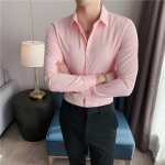 Pikkade varrukatega s&auml;rgid Meestele Slim Fit s&auml;rk XL valge