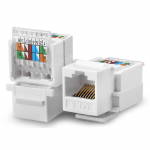 Rj45 Cat6 Utp Keystone emane pistikupesa adapter Interneti-v&otilde;rgu LAN-kaabel