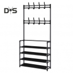 Riideriiul koos hoiuriiuliga 4/5 kihiline kingariiul Magamistoa sissep&auml;&auml;s Eraldiseisev r&otilde;ivaste r&otilde;ivaste organiseerimisriiul k&uuml;baraangiga 60cm 4-Layers