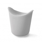 Popkorni &auml;mber kokkupandav toiduklass, suure mahutavusega DIY tassi kuju mikrolaineahi silikoon Popkornivalmistaja kaussi k&ouml;&ouml;gitarvikud hall