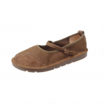 Naiste etnilised mokassiinid Naiste kingad Madalad kingad Mary Jane Elegantne Retro Mood Paljajalu Mugav Nahast Sisse&otilde;mblused 41 khaki