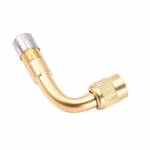 Rehvi t&auml;iteventiili pikendus 45/90/135 kraadi messingist adapter auto rehvi varre pikendi kuld 90-degree