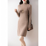 Naiste ka&scaron;miirkleit Qinghe ka&scaron;miir 30% ka&scaron;miir 70% vill s&uuml;gis-talvine ka&scaron;miir seelik pehme ja soe XL pruun