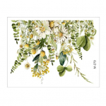 WC-poti kaane kleebis isekleepuv DIY eemaldatav veekindel rohelised taimelehed lilled WC-poti kaane kleebis herbs