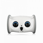 Uuendatud Automaatne Nutikas Lemmiklooma M&auml;nguasi Interaktiivne &Ouml;&ouml;kulli Robot Wifi 1080p HD Videokaameraga Kassi Koera Lemmikloomatarbed US valge