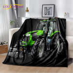 Autotraktori veoauto seeria mustriga pehme pl&uuml;&uuml;stekk, flanelltekk elutuppa magamistoa voodi diivani piknikukate 40x50in