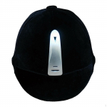 Kiiver hobuses&otilde;pradele Black Silvery