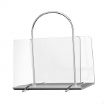 Akr&uuml;&uuml;lraamaturiiul Raamatu tugi Eraldiseisev L&auml;bipaistev Failihoidja Ajakirjade Riiul Kodu Sisustuseks Transparent