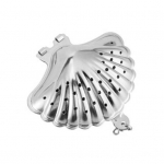 Konksuga teet&otilde;mmis, korduvkasutatav roostevabast terasest armas merekarbikujuline lahtine teet&otilde;mmis teekann h&otilde;be