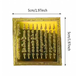 Tai tempel &Otilde;nnista ohutust P&uuml;hakirja Buddha Jumala kaart Tooge &otilde;nne, palju &otilde;nne 5cm