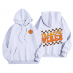 Naiste mood Naiste kerge pikkade varrukatega taskutega pullover Preppy graafiline kapuuts XXL must