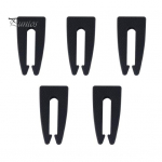 5 tk gaasipliidi nupu lukud lapsekindlad silikoonl&uuml;liti kuumakindlad kauakestvad kaitselukud ohutuse tagamiseks 5pcs must