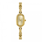 Keskaegne k&auml;ev&otilde;ruga k&auml;ekell, kompaktne ovaalne kvartsist naiste k&auml;ekell, kirjanduslik ja moodne kerge luksuslik retroh&otilde;nguline v&auml;ike kullast k&auml;ekell