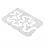 Free Motion teppimismallid L&auml;bipaistvad akr&uuml;&uuml;list teppimismallid Joonlaud lihtsate looklevate ja teppimiskujunduste jaoks 3