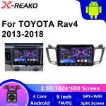 Android 12 8-tuumaline juhtmevaba CarPlay Android Auto raadio Toyota RAV4 RAV 4 2013&ndash;2018 auto multimeedia GPS 2din autoraadio jaoks 4 core 1GB+32GB carplay