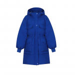 S&uuml;gistalvine paks, soe Parka Naiste vabaaja &uuml;hev&auml;rviline vaba pika kapuutsiga mantel Puuvillase polsterdatud jakid v&auml;lisr&otilde;ivad M