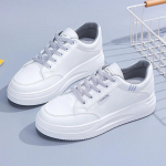 Moodsad Naiste Valged Tennised S&uuml;gis Laced Up Paks P&otilde;hi Vabaaja Korterid Libisemisvastased V&auml;ljas K&otilde;ndimine Spordiks Laua Kingad Sapatos Femininos 35