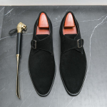 Moodsad Uued Nahast Meeste Vabaajajalatsid Hingavad &Auml;ri-Kontori Jalan&otilde;ud Meestele S&otilde;itmiseks Luksusbr&auml;ndi Slip-On Suede H&auml;rrasmehe Nahast Jalan&otilde;ud 38 must