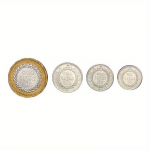 4 tk/komplekt Aasia Kambodža kahev&auml;rvilised ringlemata m&uuml;ndid V&auml;lismaiste m&uuml;ntide kollektsiooni kingitused 4pcs