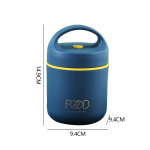 Roostevabast terasest l&otilde;unakarp mikrolaineahjus soojendatav toidu hoiustamine termospudelid bento karp kaasaskantav sektsioonidega bento purk t&auml;iskasvanutele lastele kooli