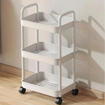 K&auml;ru Hoiuriiul K&ouml;&ouml;k Majapidamine P&otilde;randast Lakke Magamistuba Suupistete Riiul Mobiilne Vannituba Tualettruum Kollektsiooni Hoiuriiul White-1pc