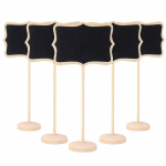 5/10 tk Mini puidust tahvel, tahvel S&otilde;numim&auml;rk Toidulaua sildid pulmade s&uuml;nnip&auml;evapeo lauakaunistuseks kohakaart 5pcs