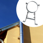 B Vent Wall Strap, Chimney Pipe Bracket for Flue Liner Support in Home Settings Dia 15cm