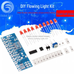 Voolav vesivalgusti DIY elektrooniline komplekt: NE555 ja CD4017 komponendid NE555+CD4017
