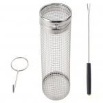 Roostevabast terasest kleepumatu kaasaskantav v&auml;lik&auml;mpingu grillrest juurviljadele, lihale kala friikartulitele A