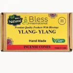 BLESS INTERNATIONAL YLANG-YLANG 100% looduslikud viirukikoonused, k&auml;sitsi valmistatud, k&auml;sitsi kastetud orgaanilised kemikaalid, puhastamiseks-l&otilde;&otilde;gastamiseks-positiivsus Pack Of 10 Cones
