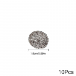 10 tk Pandlaga &uuml;likond, kl&otilde;psab r&otilde;ivaste &otilde;mblemise tarvikud Linellae n&ouml;&ouml;bid mantel Tsingi sulam Retro metallist n&ouml;&ouml;p &otilde;&otilde;nes Kuld 15mm h&otilde;be